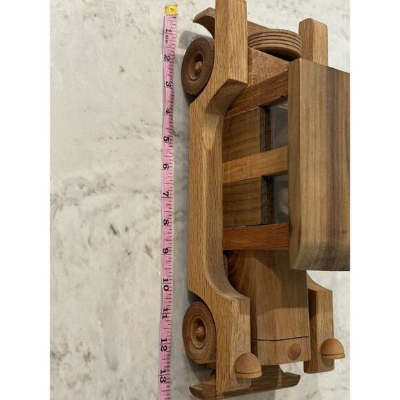 Vintage Handmade Wooden Truck Handcrafted Classic Collectible Boys Room Nursery - Picture 12 of 13